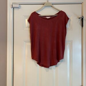 Marlow Rich Burgundy Short Sleeve Tee